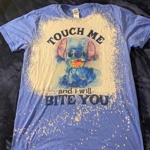 blue stitch t-shirt medium